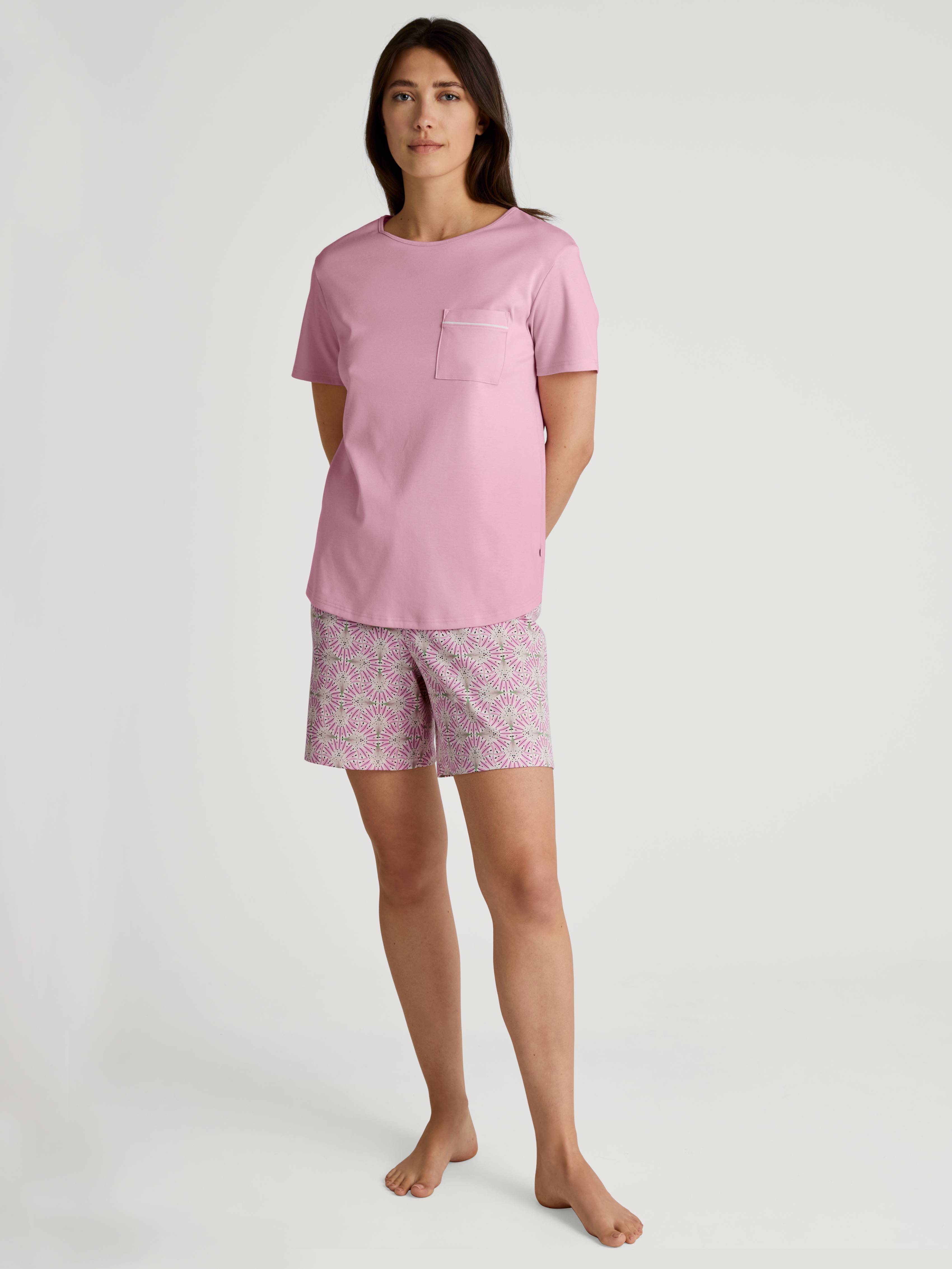 Calida kurzer Pyjama mit Muster 